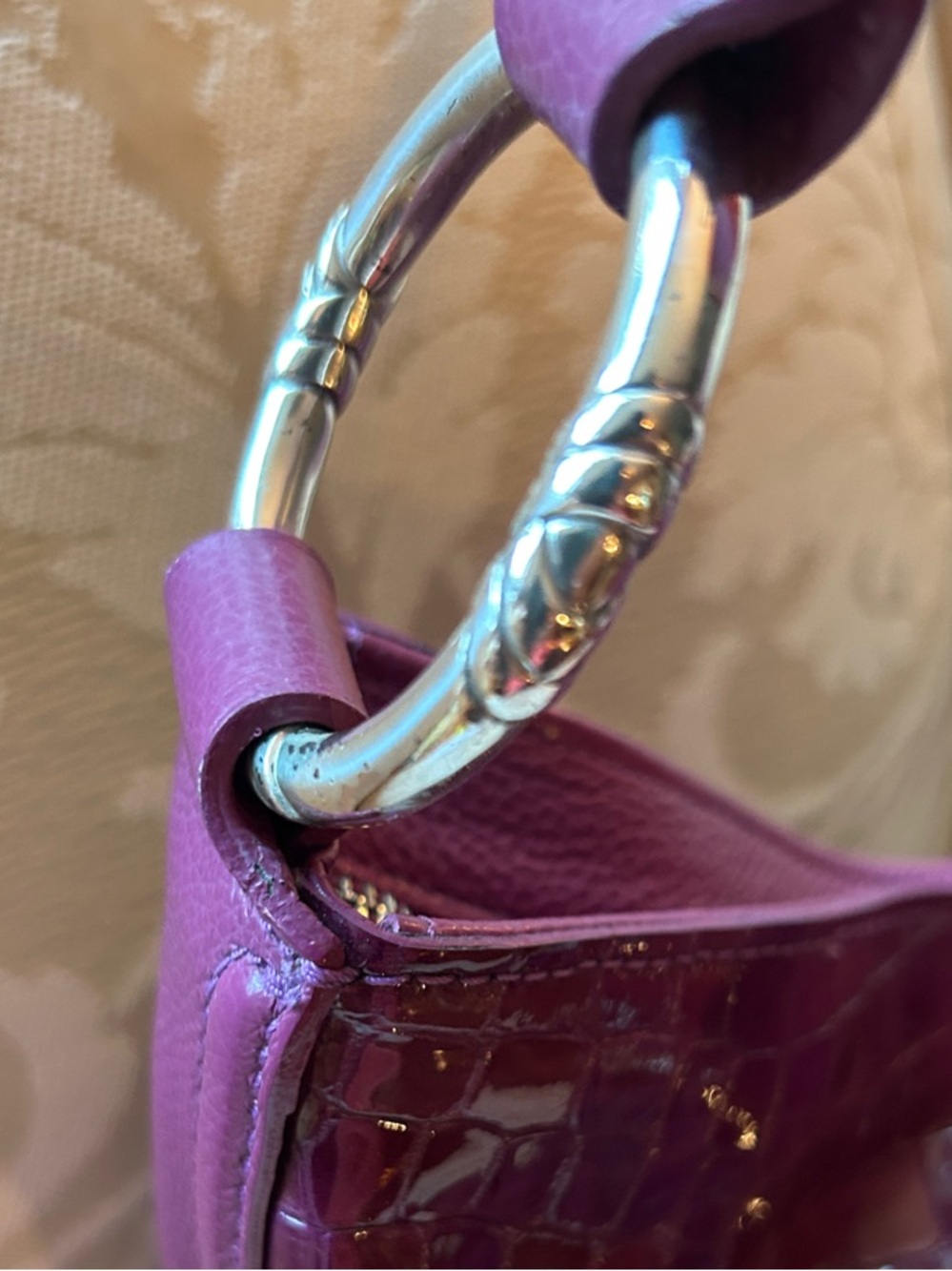 Brighton Cherie Collection Shoulder Bag in Guavaberry Y2K Retired Bag in EUC - Picture 4 of 14